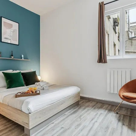 Bnbnook - Lovely 1br - Pompidou & Galerie Vivienne Apartment